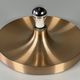 1960s 1970s Disc Wall Lamp by Teka Germany Space Age Design Aluminum Metal