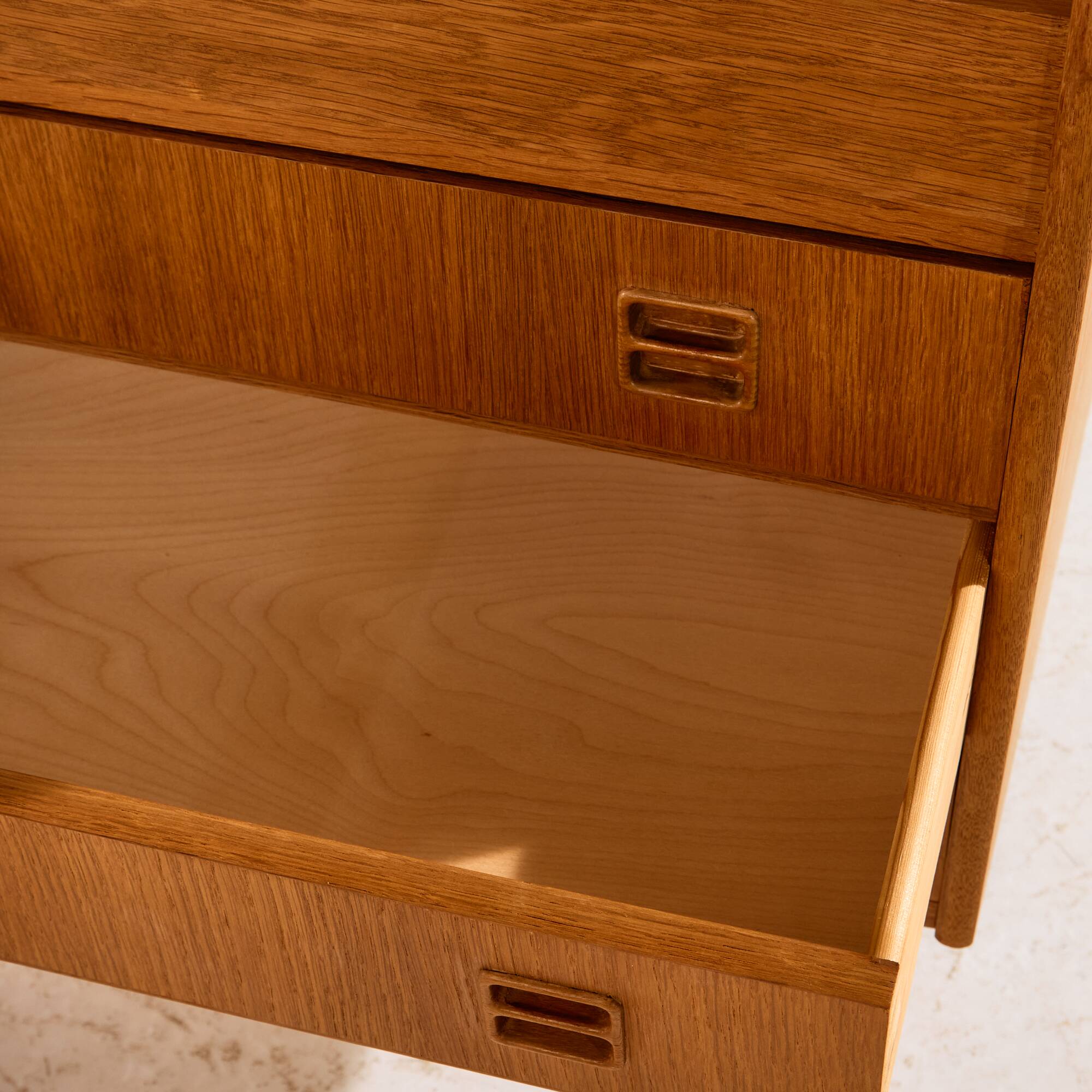 Restored oak dressing table