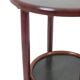 Thonet. Pair of side tables with 2 tops in stained beech. 1900s.