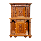 Walnut Cabinet with Marble Inlays Renaissance Style