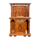 Walnut Cabinet with Marble Inlays Renaissance Style