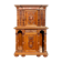 Walnut Cabinet with Marble Inlays Renaissance Style