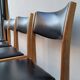 Series of 4 vintage Scandinavian chairs 1950