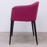 Laja chair from Pedrali in Magenta fabric