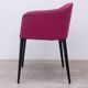 Laja chair from Pedrali in Magenta fabric.