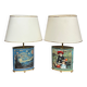 Paire de lampes de table.