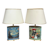 Paire de lampes de table.