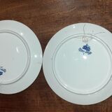 Lot de 2 assiettes Delft