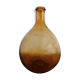 Demijohn canister in blown amber glass