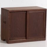Small antique Japanese cabinet with sliding doors – Showa period (c. 1926-1945) #47