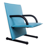 Fauteuil T-line bleu clair – Burkhard Vogtherr – Arflex