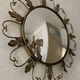 Round vintage witch mirror