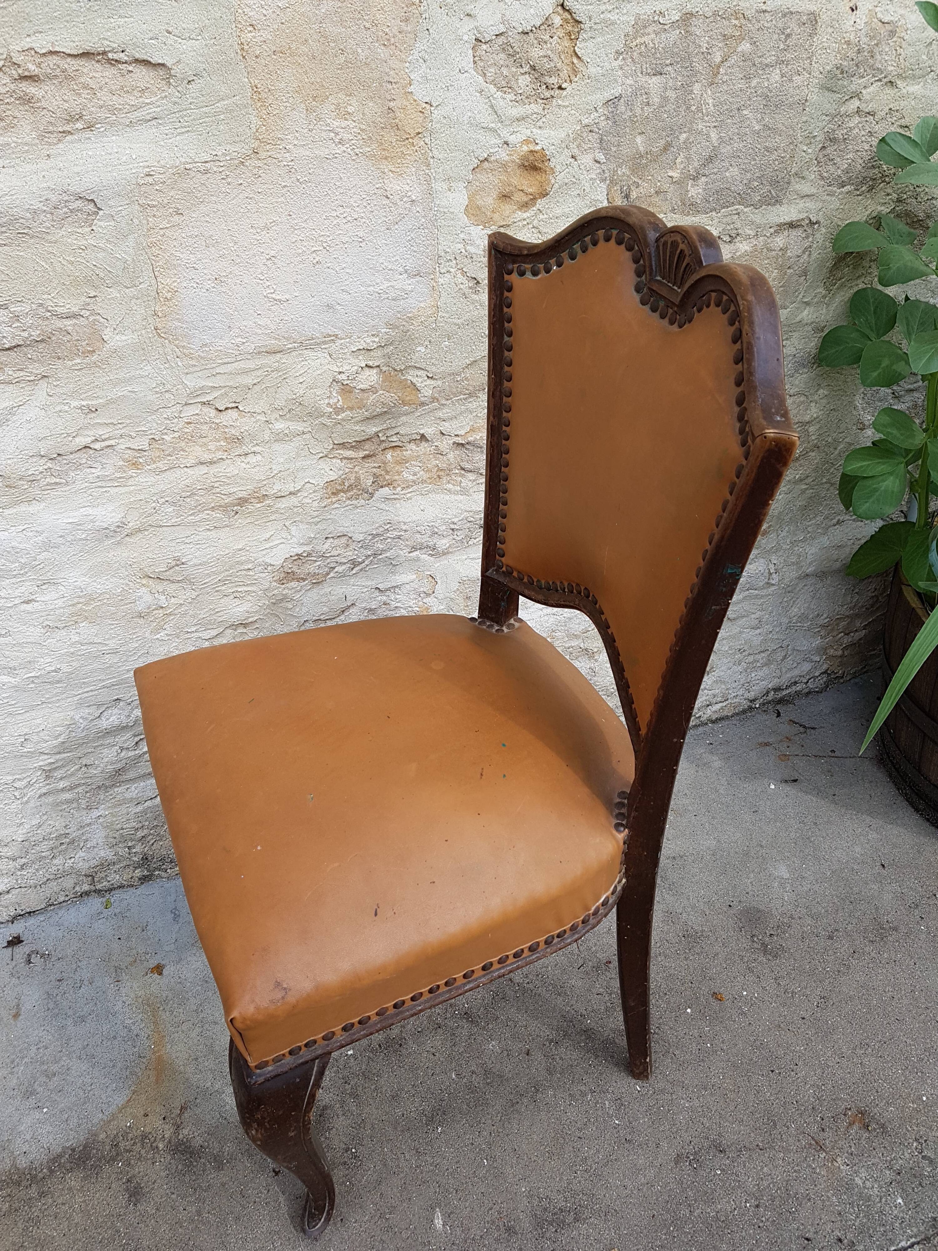 Old vintage Chair in sky