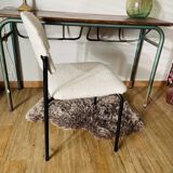 White buckle chair