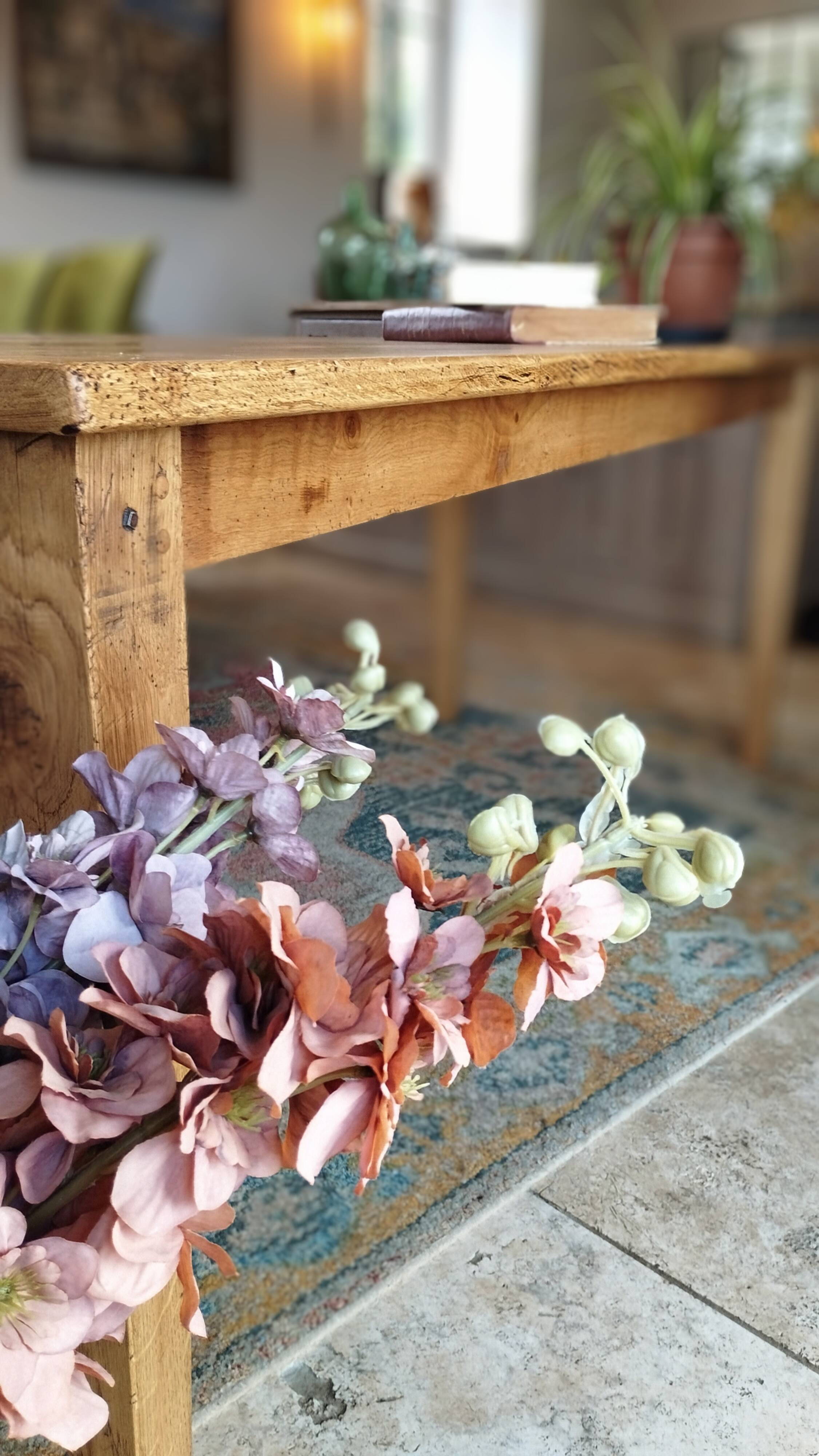 Farmhouse table 200 x 80 light oak