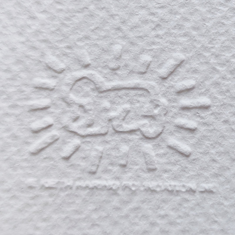 1990s Original Gorgeous Keith Haring Limited Edition Lithograph