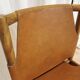 Vintage Janez Lajovic Leather Dining Chair: Mid-Century Modern 1980s