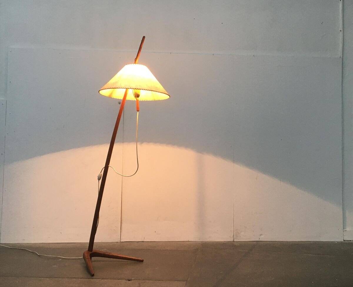 Mid-century Dornstab floor lamp by A. Pöll for Kalmar