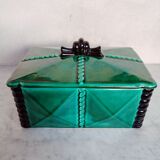 Art deco earthenware box