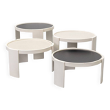 Cassina 780/783 Nesting Tables Gianfranco Frattini 1970s