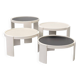 Tables gigognes Cassina 780/783 Gianfranco Frattini années 1970