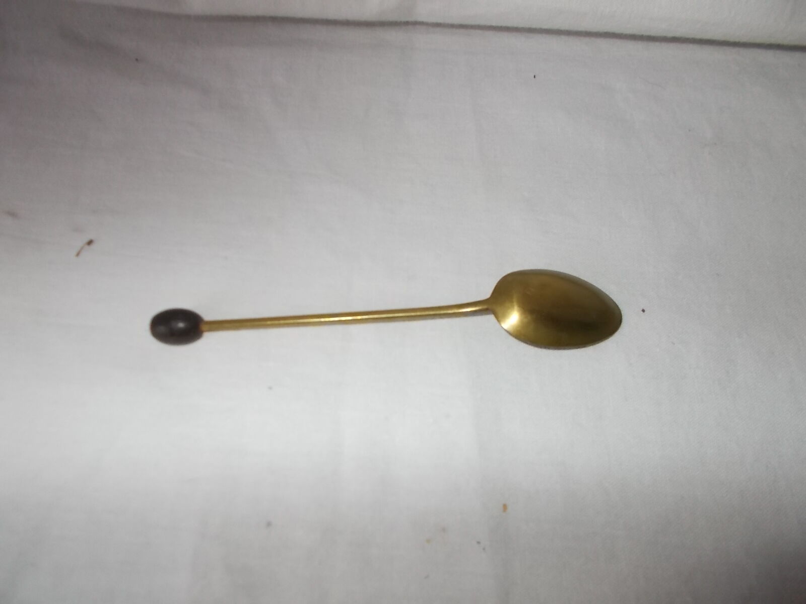8 coffee spoons in vermeil