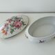 Limoges porcelain candy box decorated with roses
