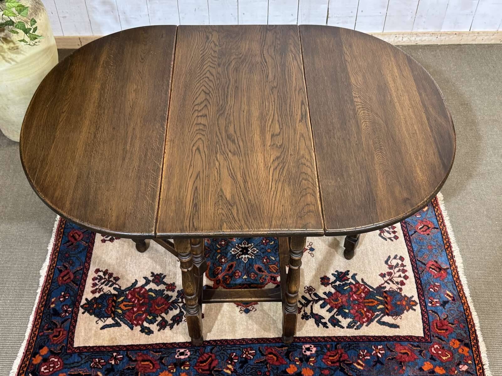 1950s oak gateleg table