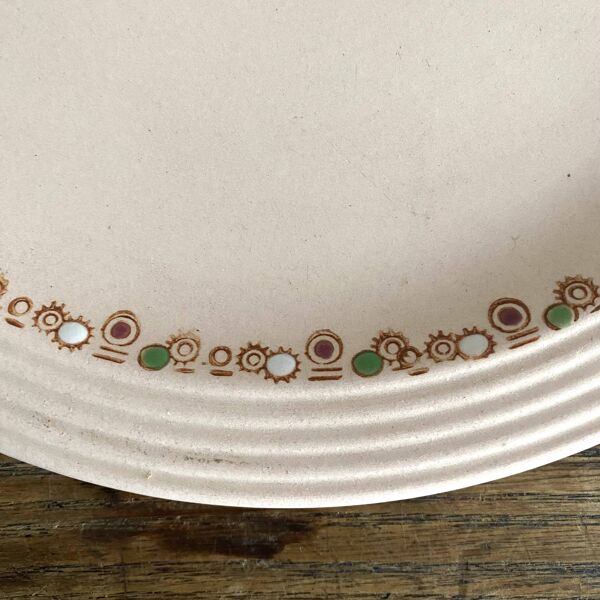 Assiettes plates Longwy modèle Betty