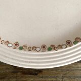 Assiettes plates Longwy modèle Betty