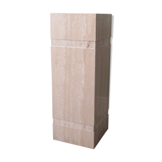 Marble column, travertine