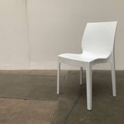 Stackable plastic auxiliary chair Italian Rome