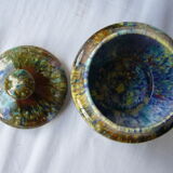 Morvan vintage ceramic coffee maker, sugar bowl and milk pitcher