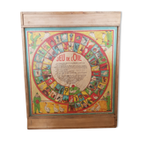 Goose game board made of wood