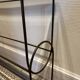 Green console and wrought iron