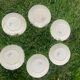 Set of 6 Terre de Fer dessert plates