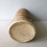 Vase rouleau en grès émaillé