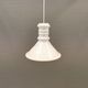 Older glass hanging lamp from Danish Holmegaard, model Apoteker lamp from the 1980s.
