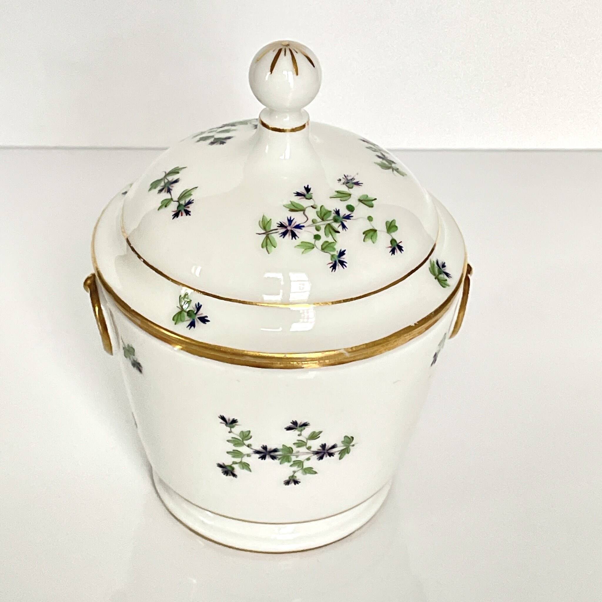 Porcelain Sugar Pot of the Duke of Angoulême | Barbeaux | 19th Century