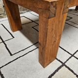 Vintage solid wood mortise and tenon coffee table