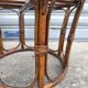 Paire de tabourets en rotin