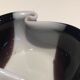 Two-Coloured Black and White Glass Dish with Swirls, circa 1970