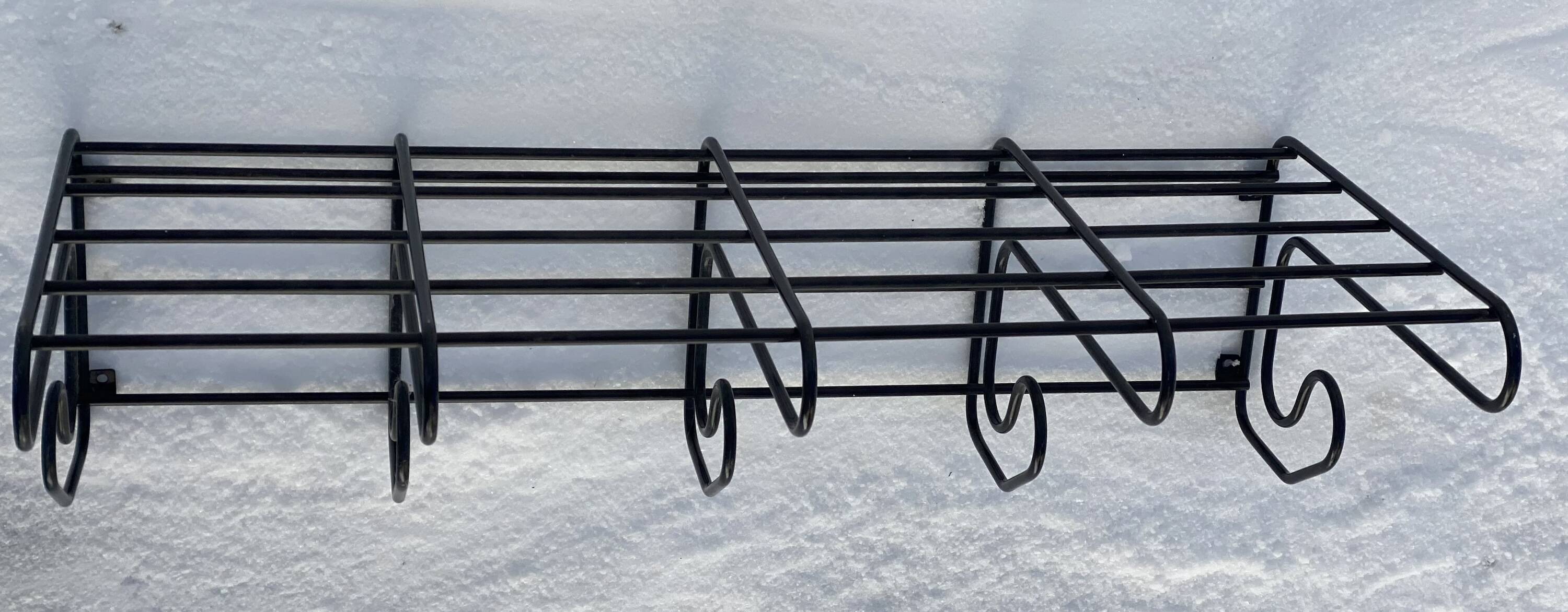 Vintage Ikea coat rack shelf 1980 Frän collection