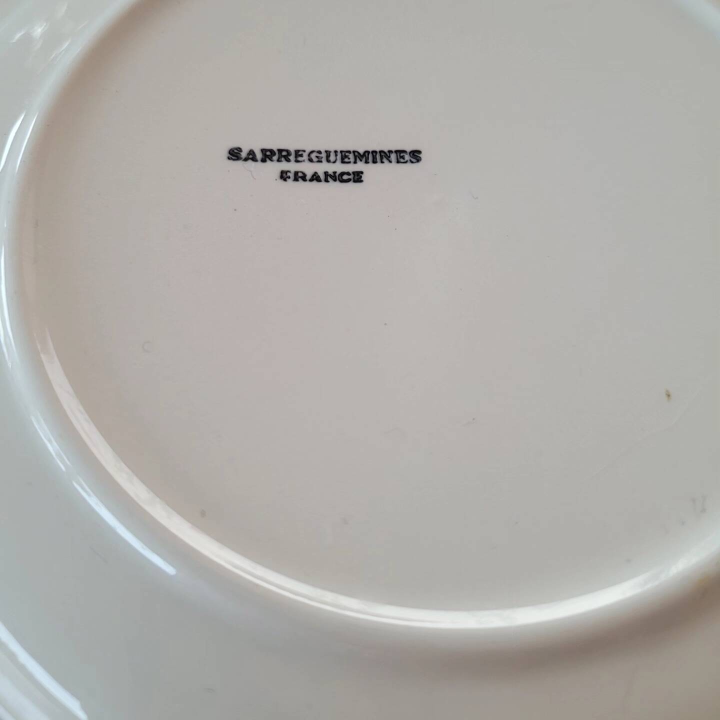 Sarreguemines dessert plate
