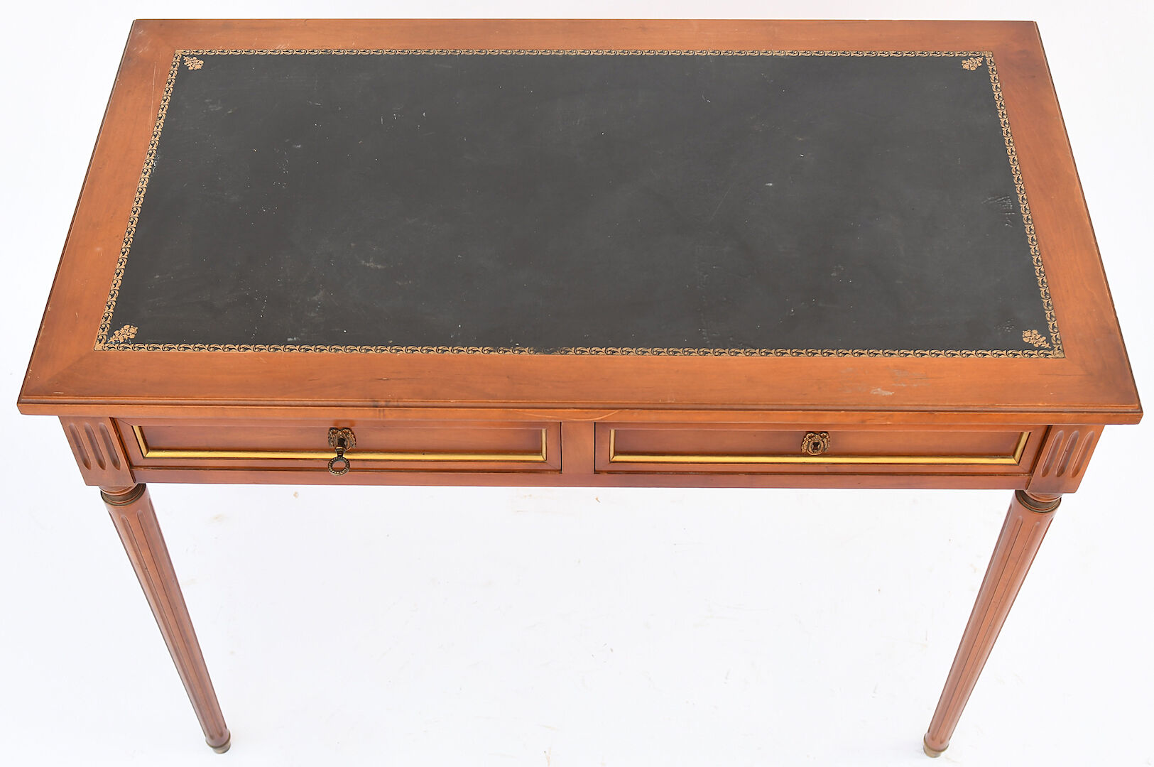 Bureau plat de style louis xvi