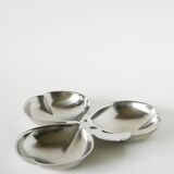 Vide-poche en inox modèle Trèfle, Design, 1970