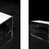 Vintage Mid-Century Italian Modern Laccio Kiga Low Coffee Table from Gavina