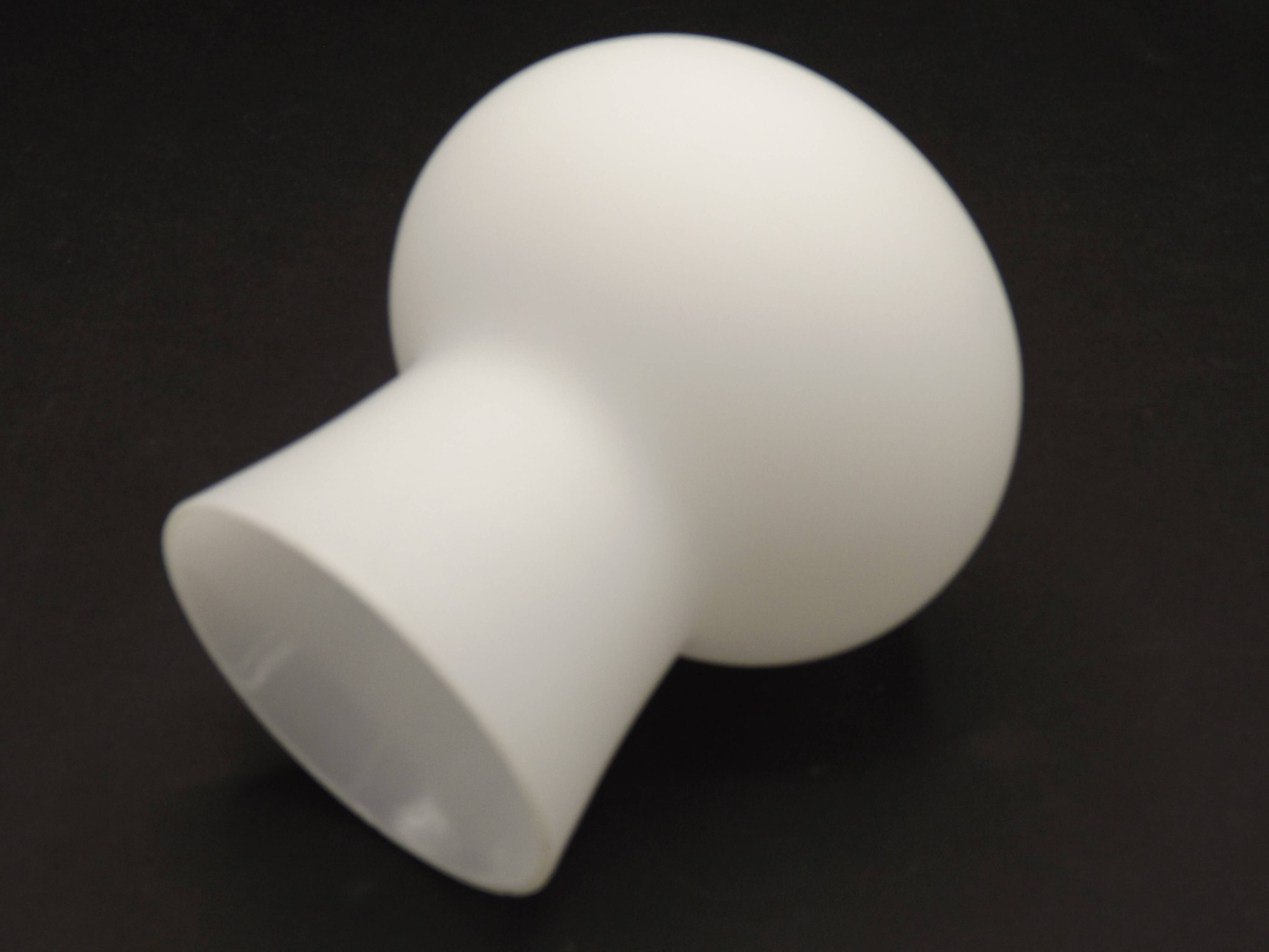 Opaque white glass lampshade