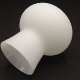 Opaque white glass lampshade