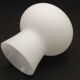 Opaque white glass lampshade